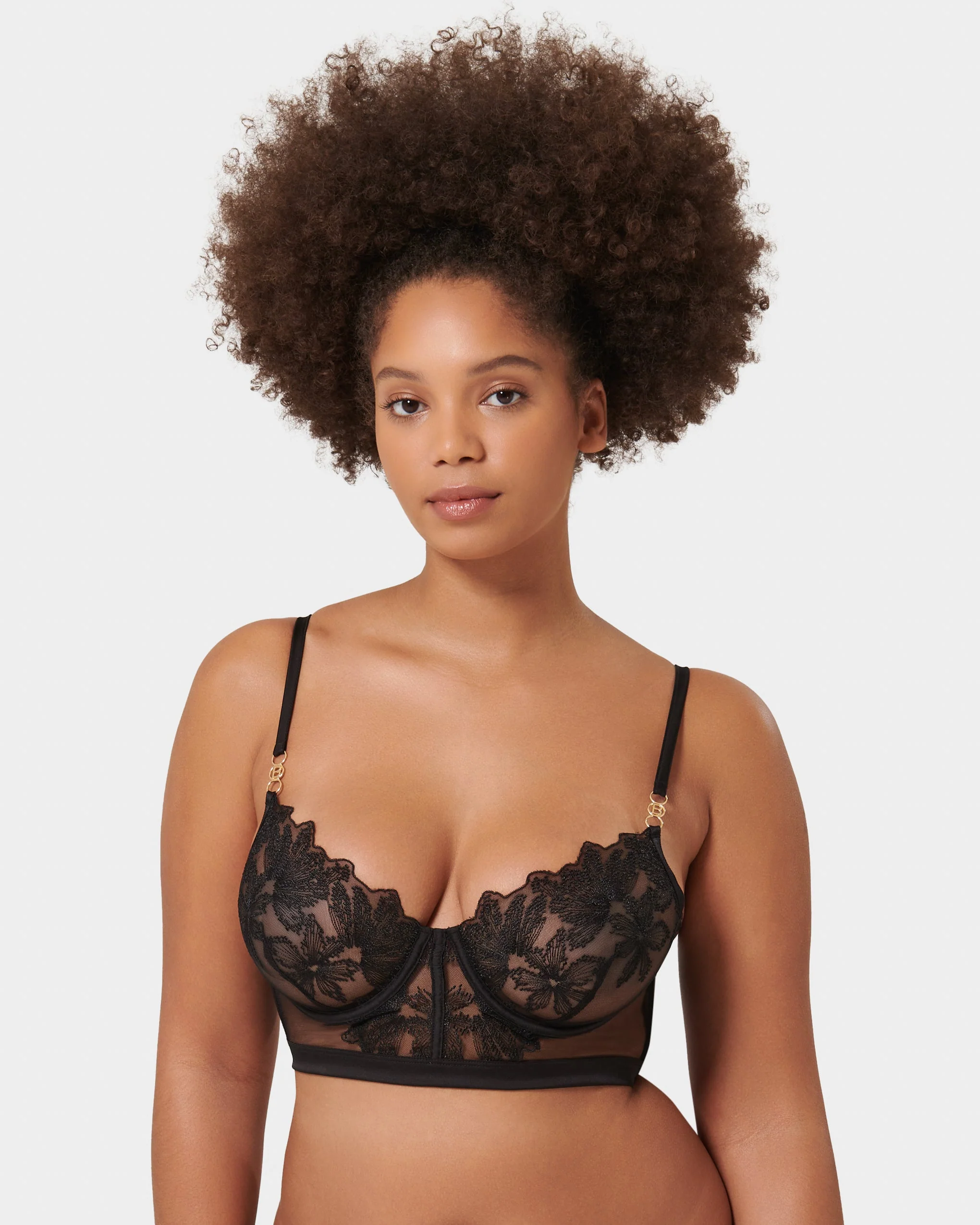 Olympia Wired Bustier Black - Image 9
