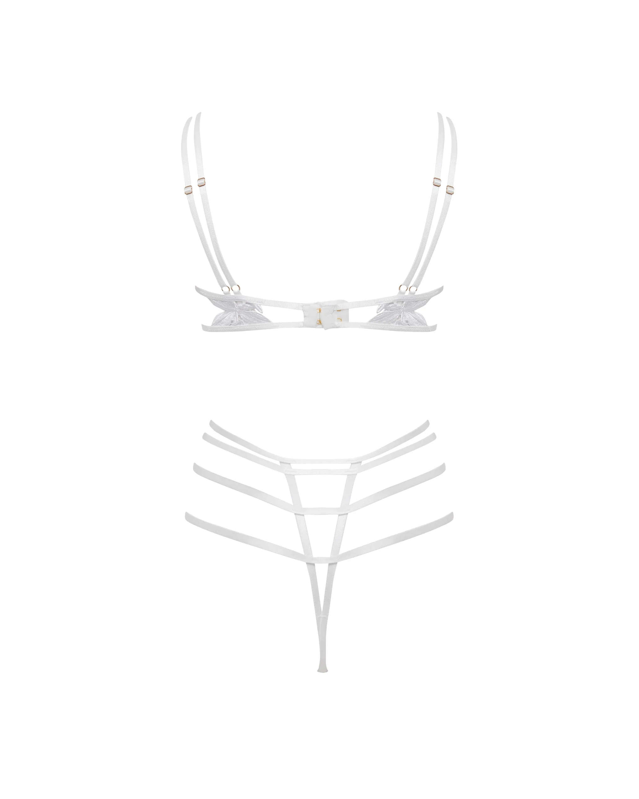 Ophelia Open Bodysuit White - Image 6
