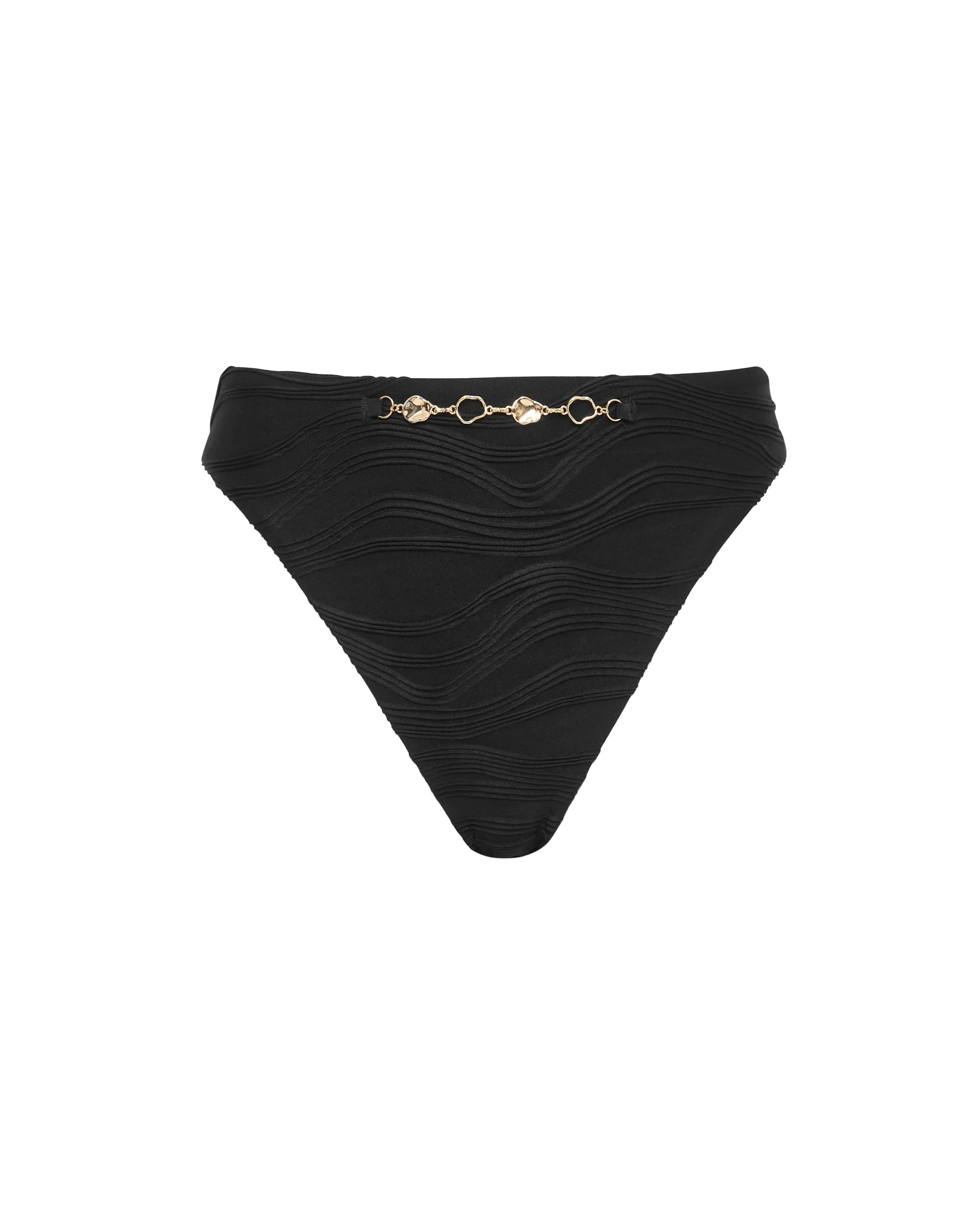 Orta High-Waist Bikini Brief Black - Image 5