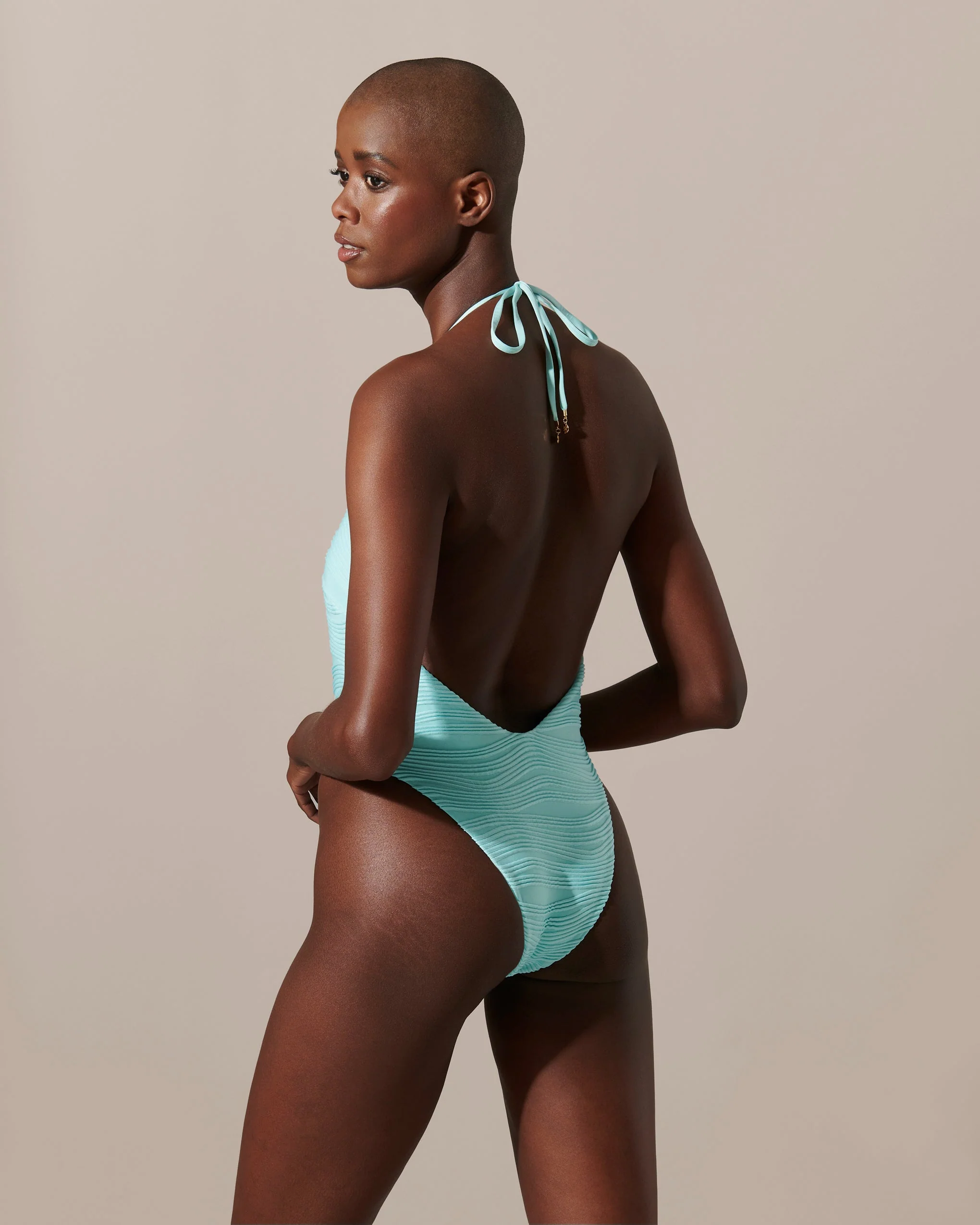 Orta Plunge Swimsuit Island Paradise Blue - Image 3