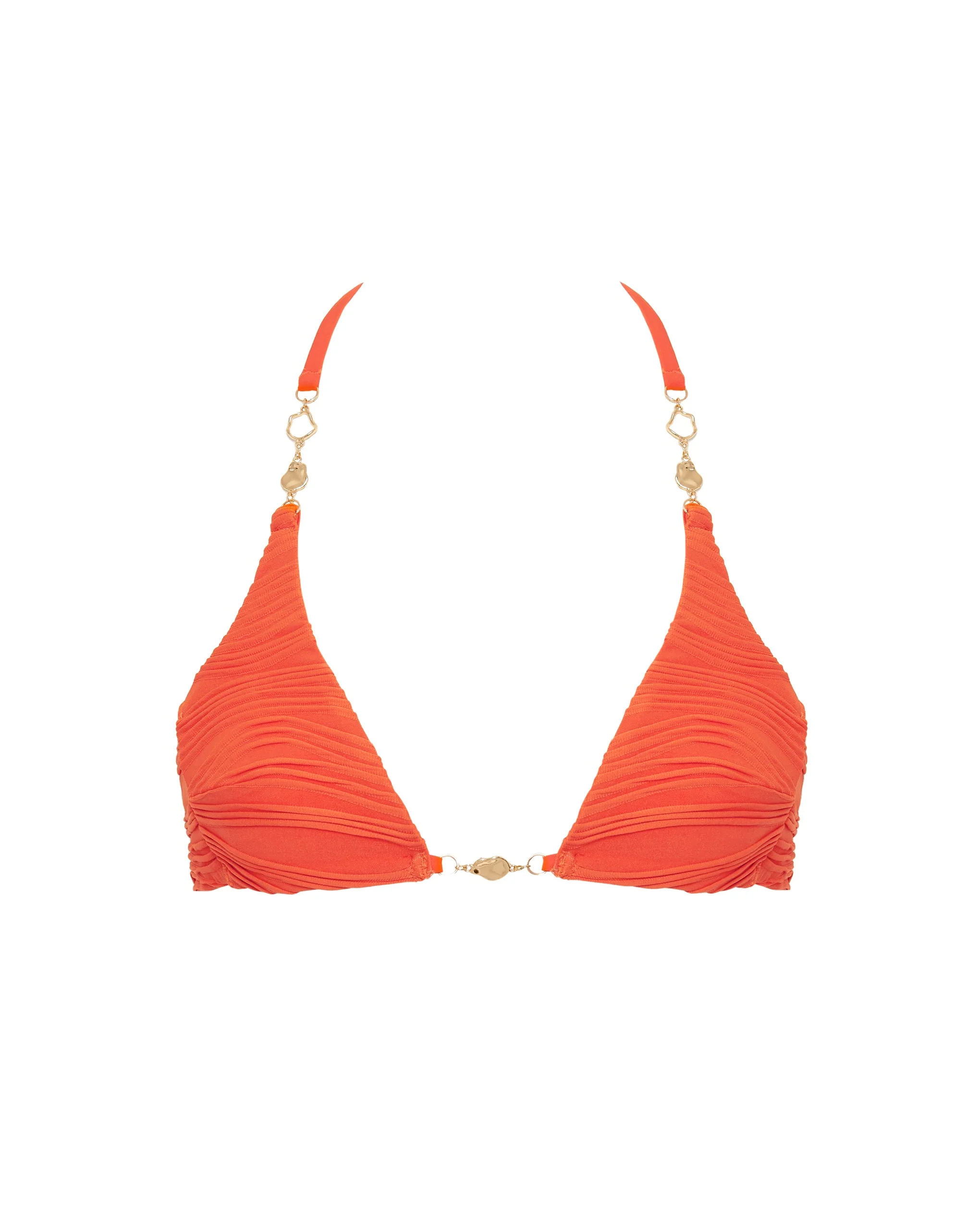 Orta Triangle Bikini Top Hot Coral - Image 5