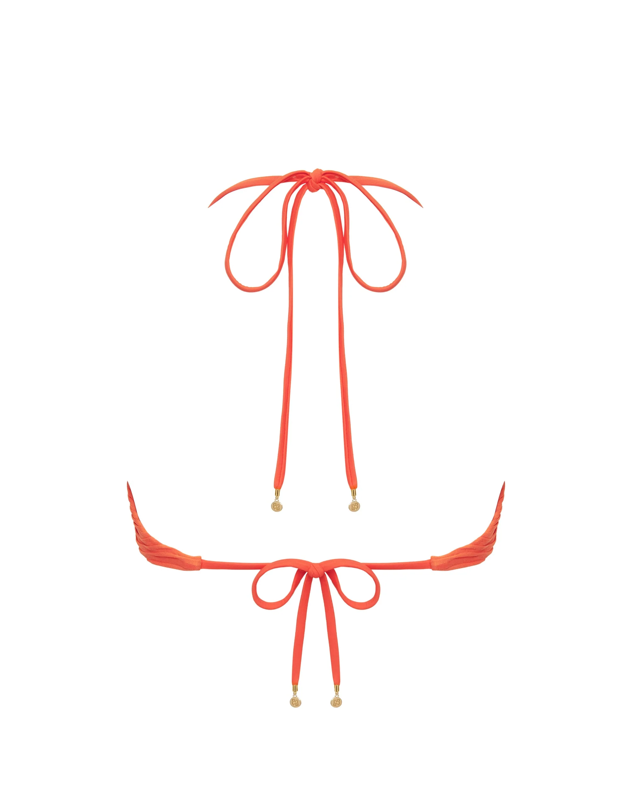 Orta Triangle Bikini Top Hot Coral - Image 6