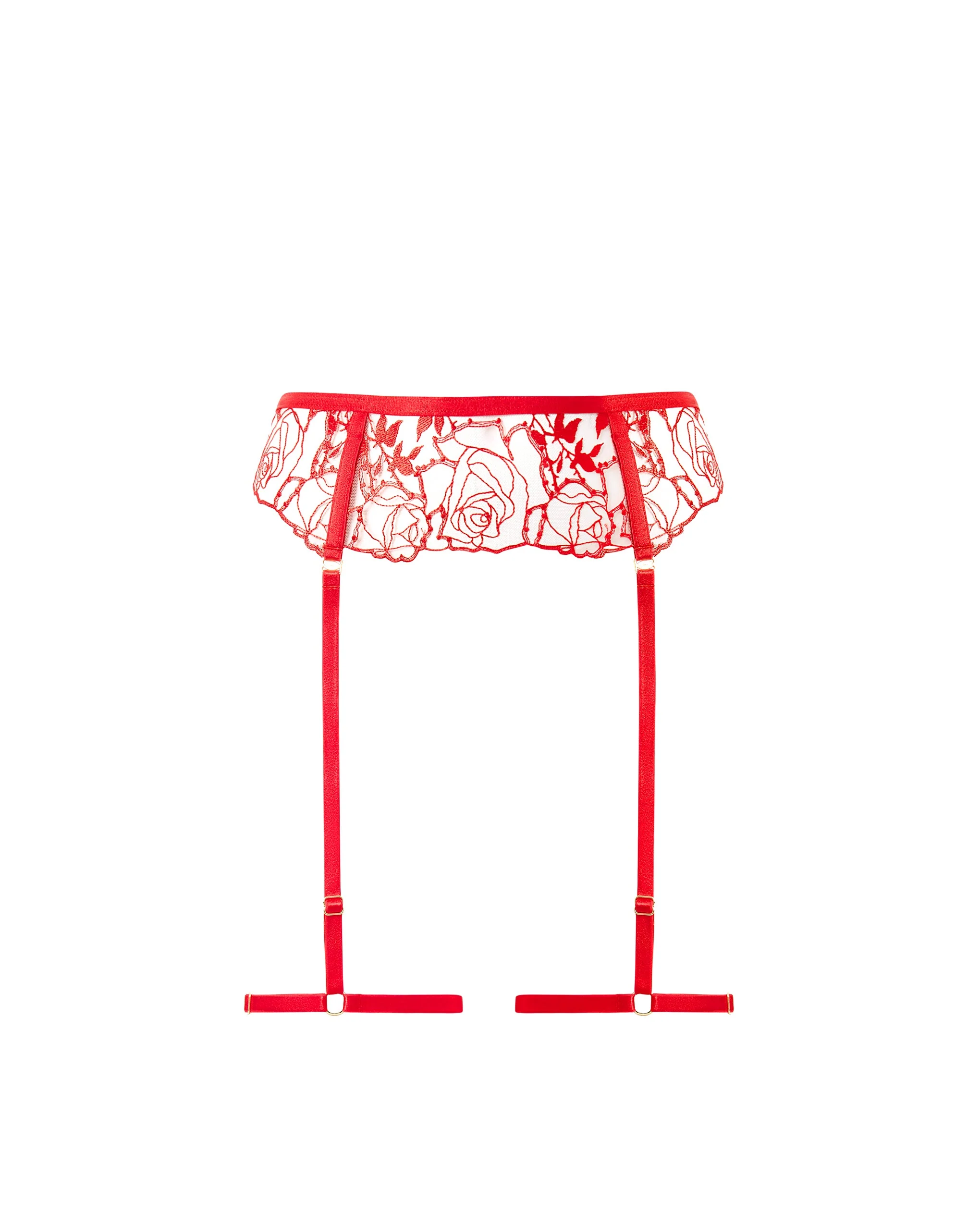 Rosalie Thigh Harness Red - Image 5