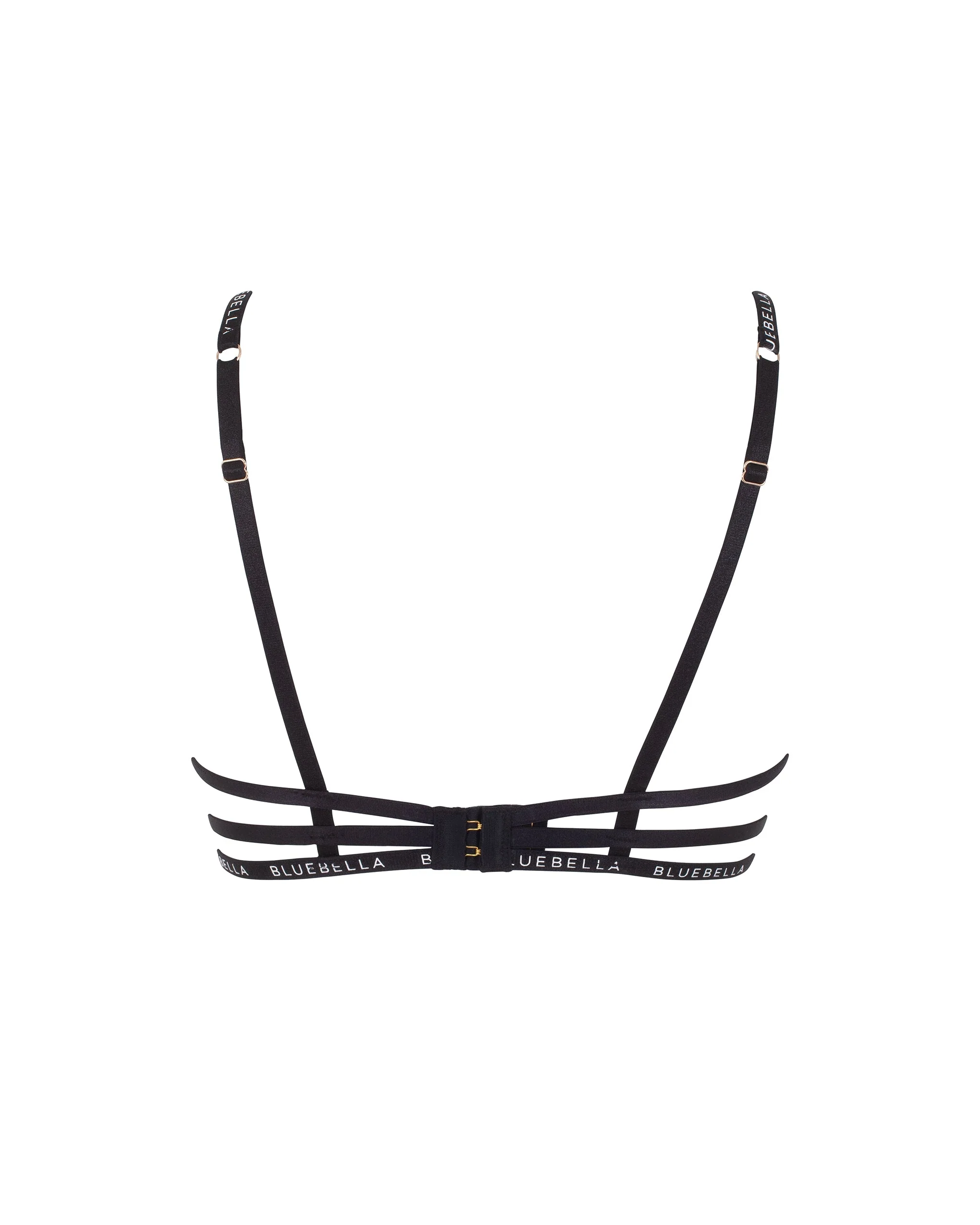 Sadie Sheer Mesh Bra Black - Image 6