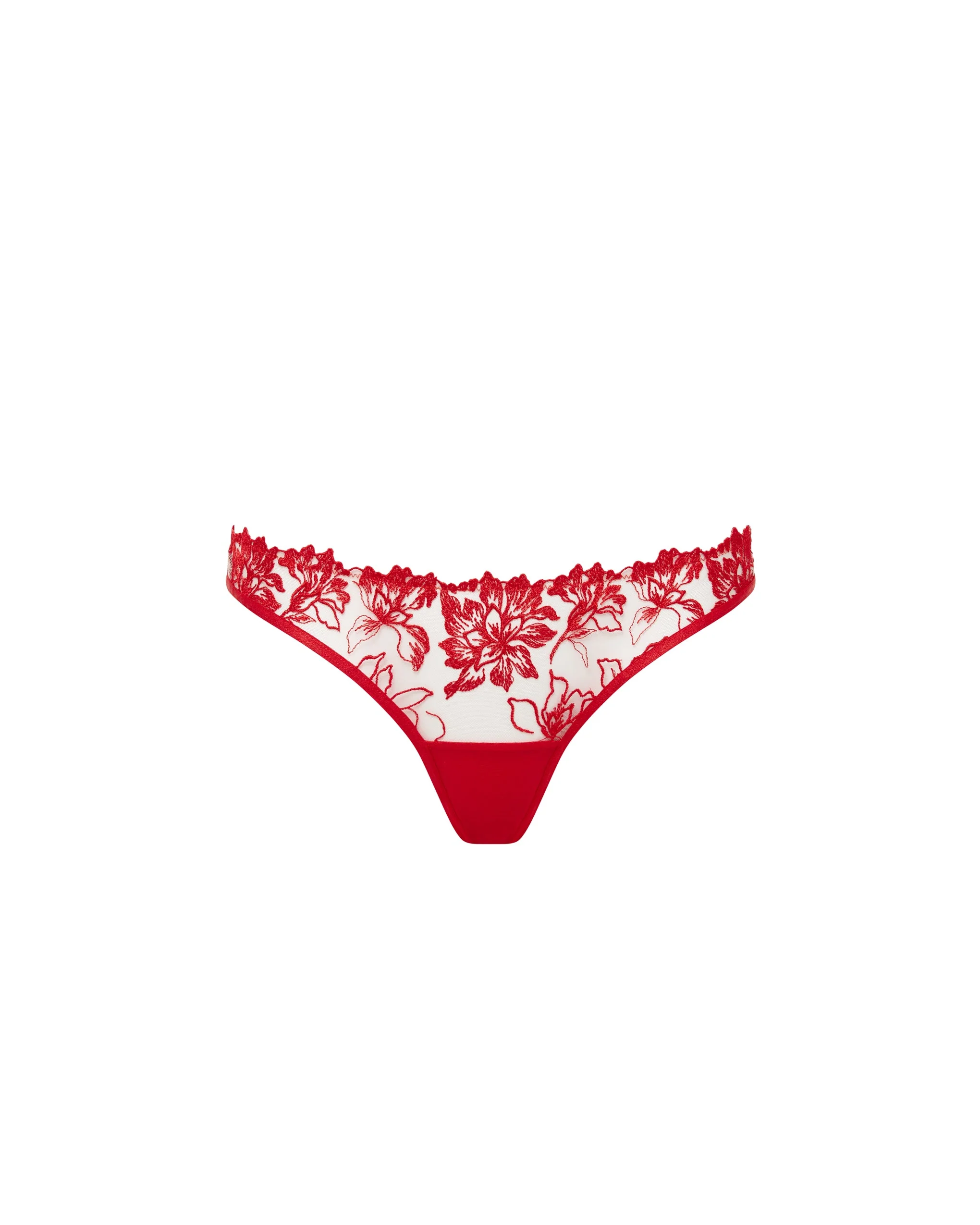 Samara Embroidered Brief Red - Image 5