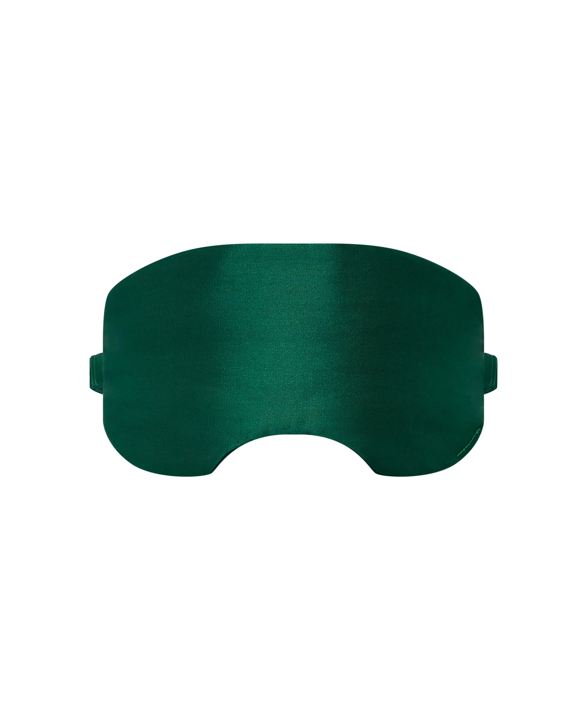 Saskia Luxury Satin Eye Mask Aventurine Green - Image 5