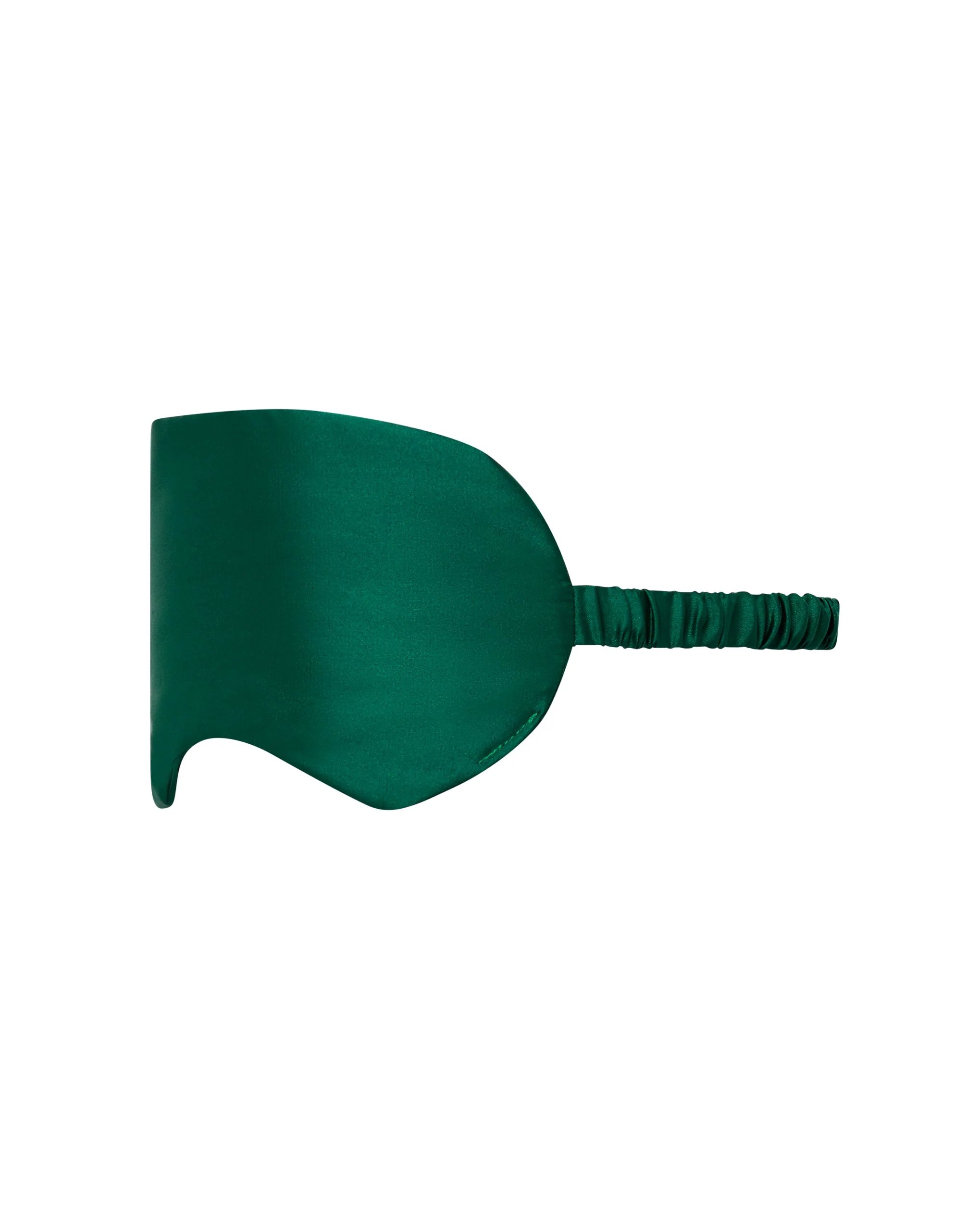 Saskia Luxury Satin Eye Mask Aventurine Green - Image 6