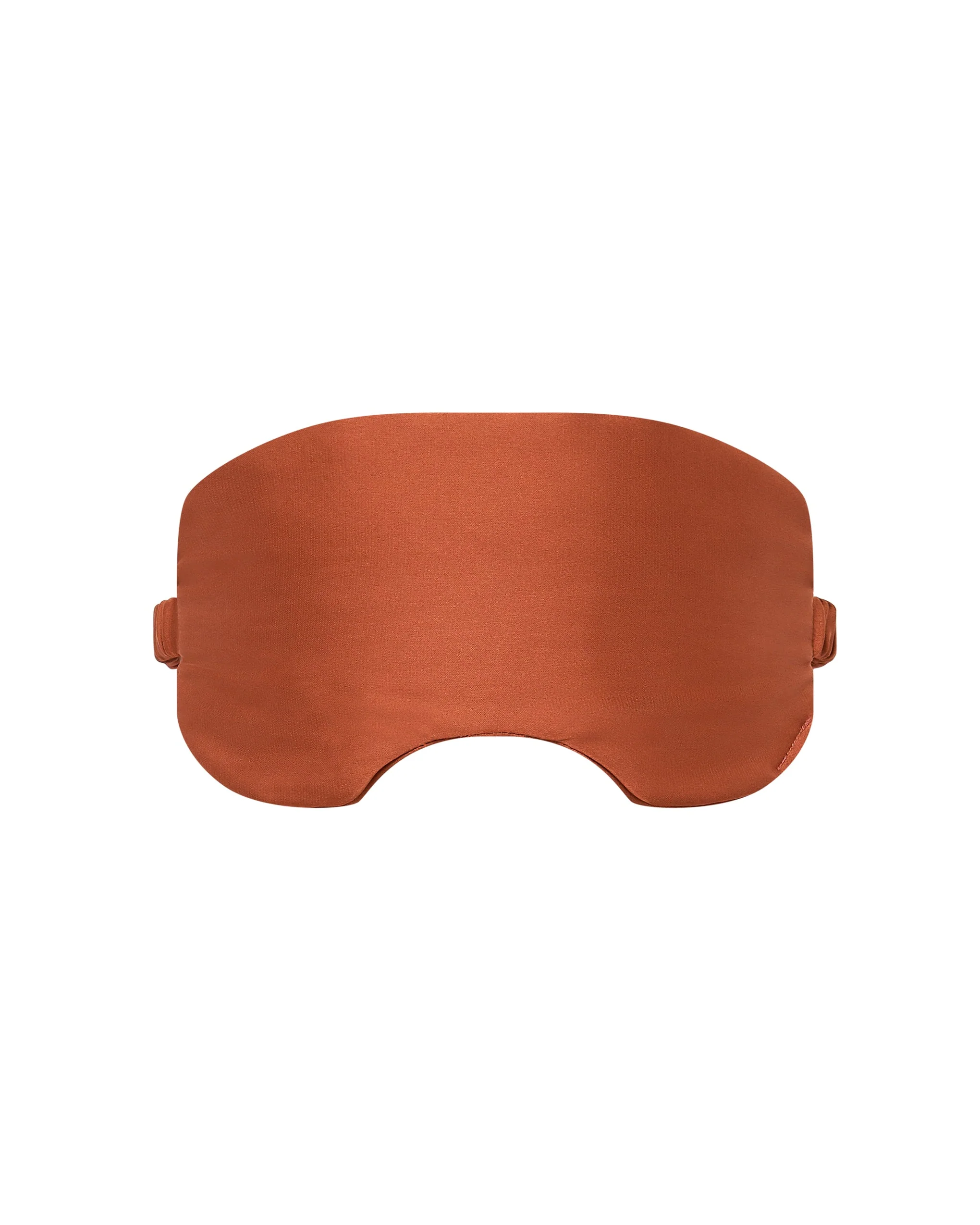 Saskia Luxury Satin Eye Mask Baked Clay - Image 5