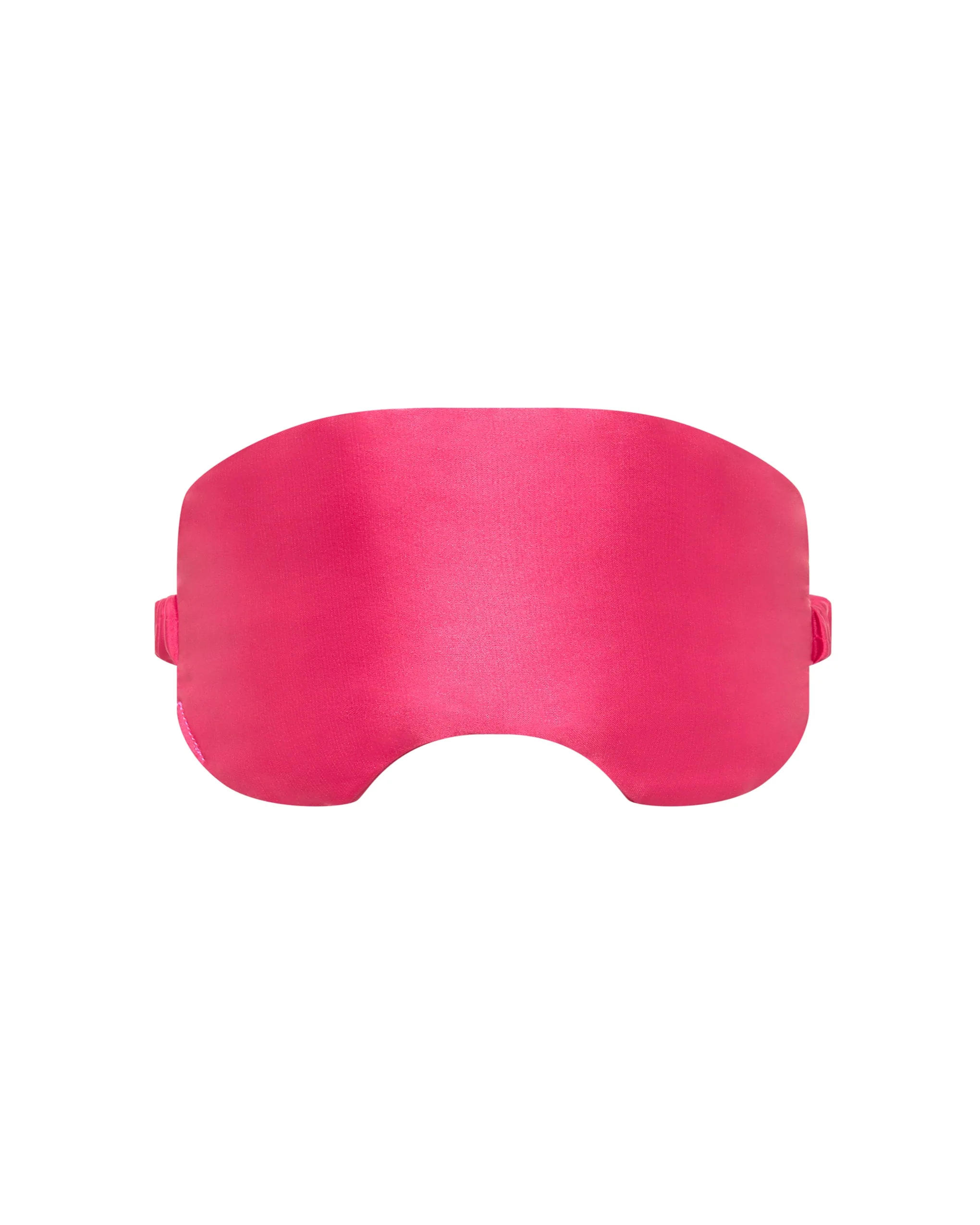 Saskia Luxury Satin Eye Mask Fuchsia Pink - Image 5