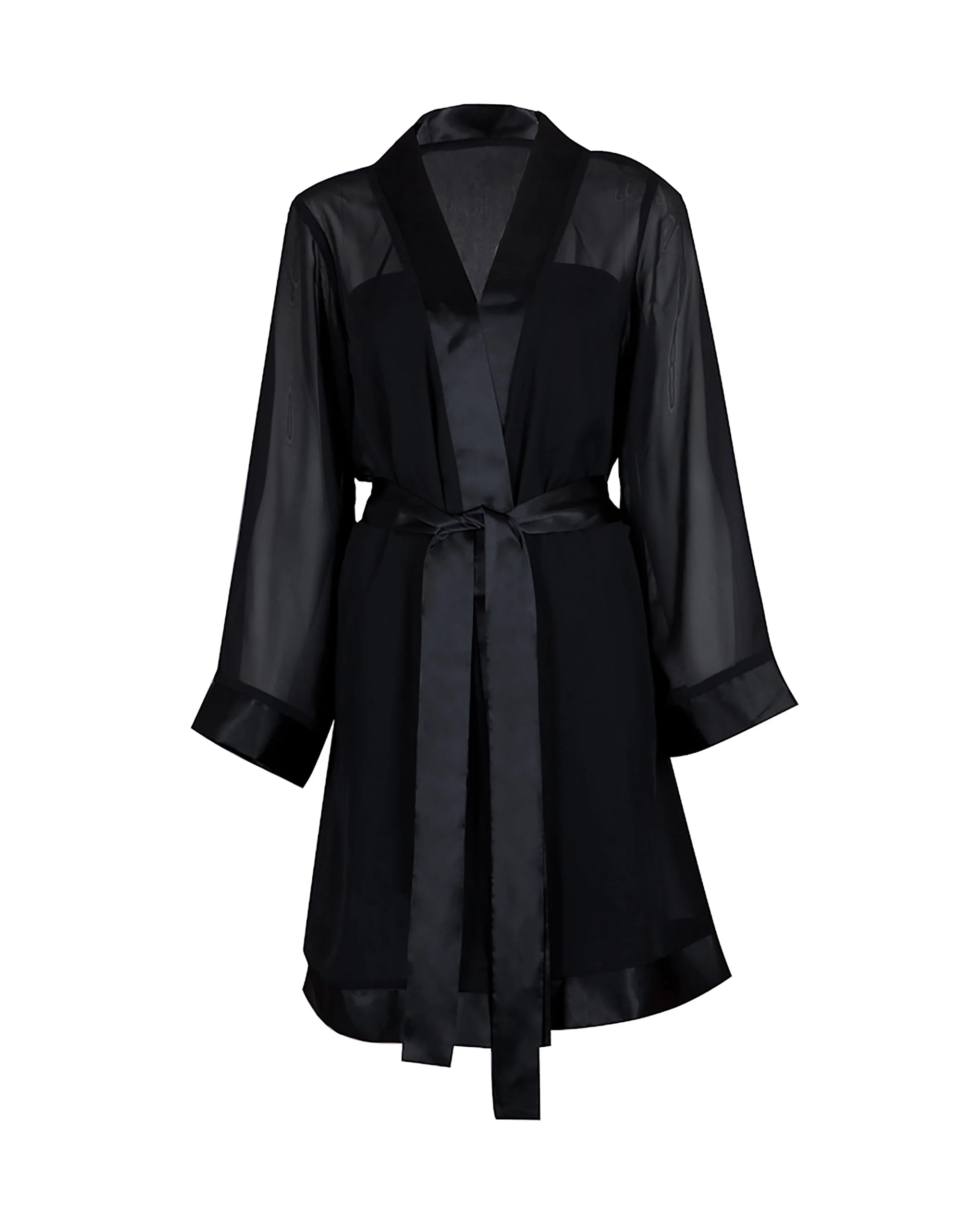 Chiffon Kimono Black - Image 5