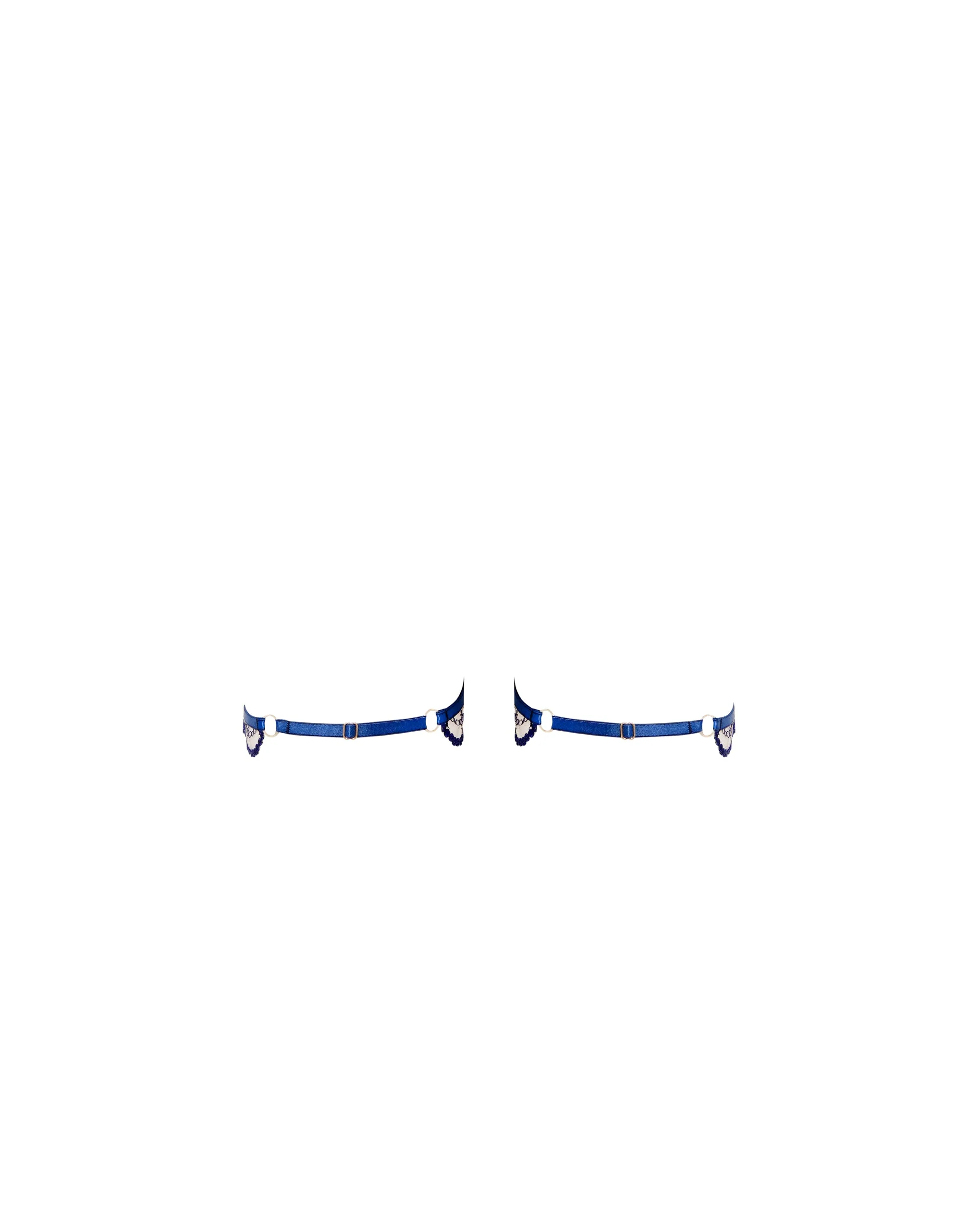 Soraya Detachable Thigh Garter Blue - Image 6
