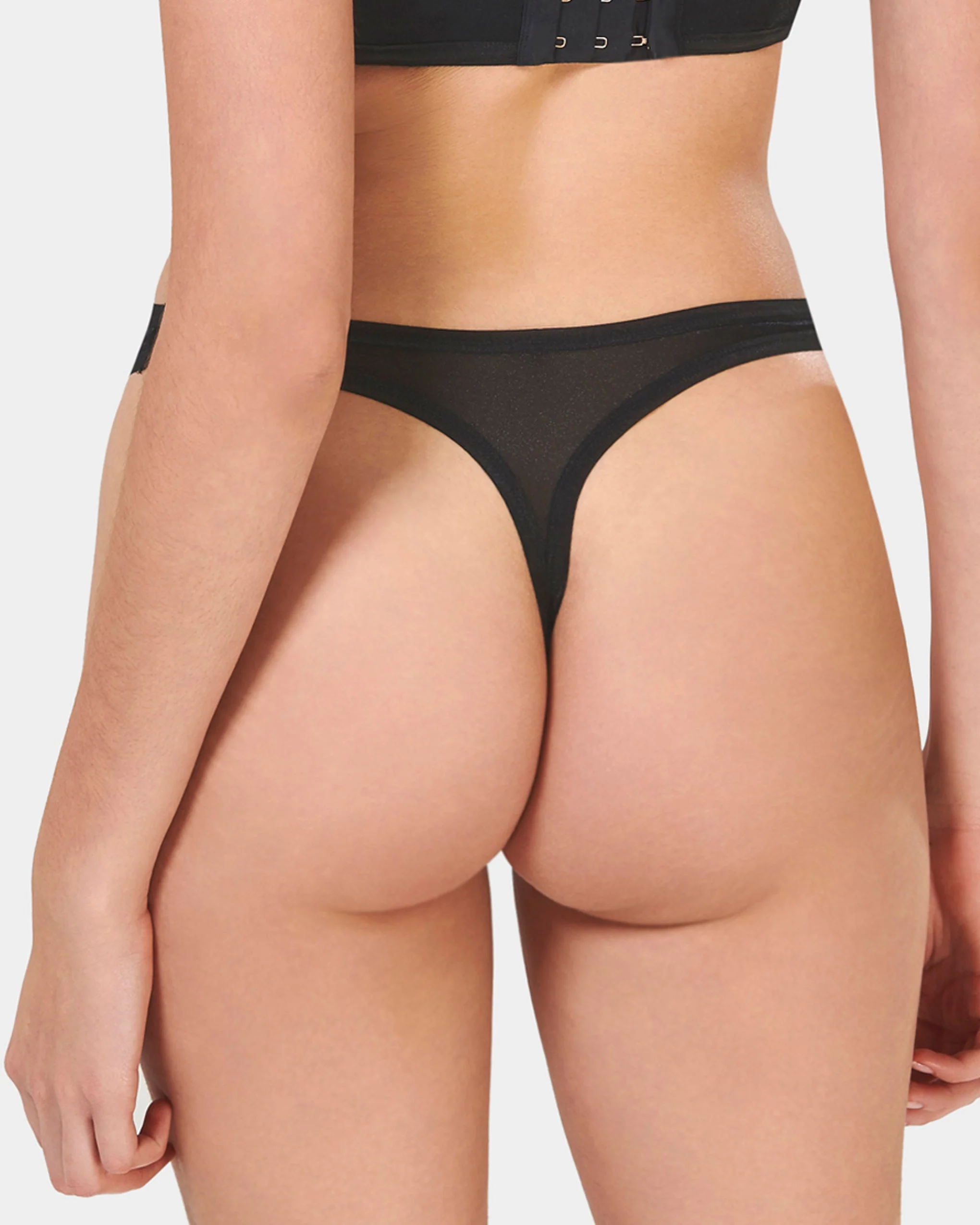 Thena High-Waist Thong Black - Image 3