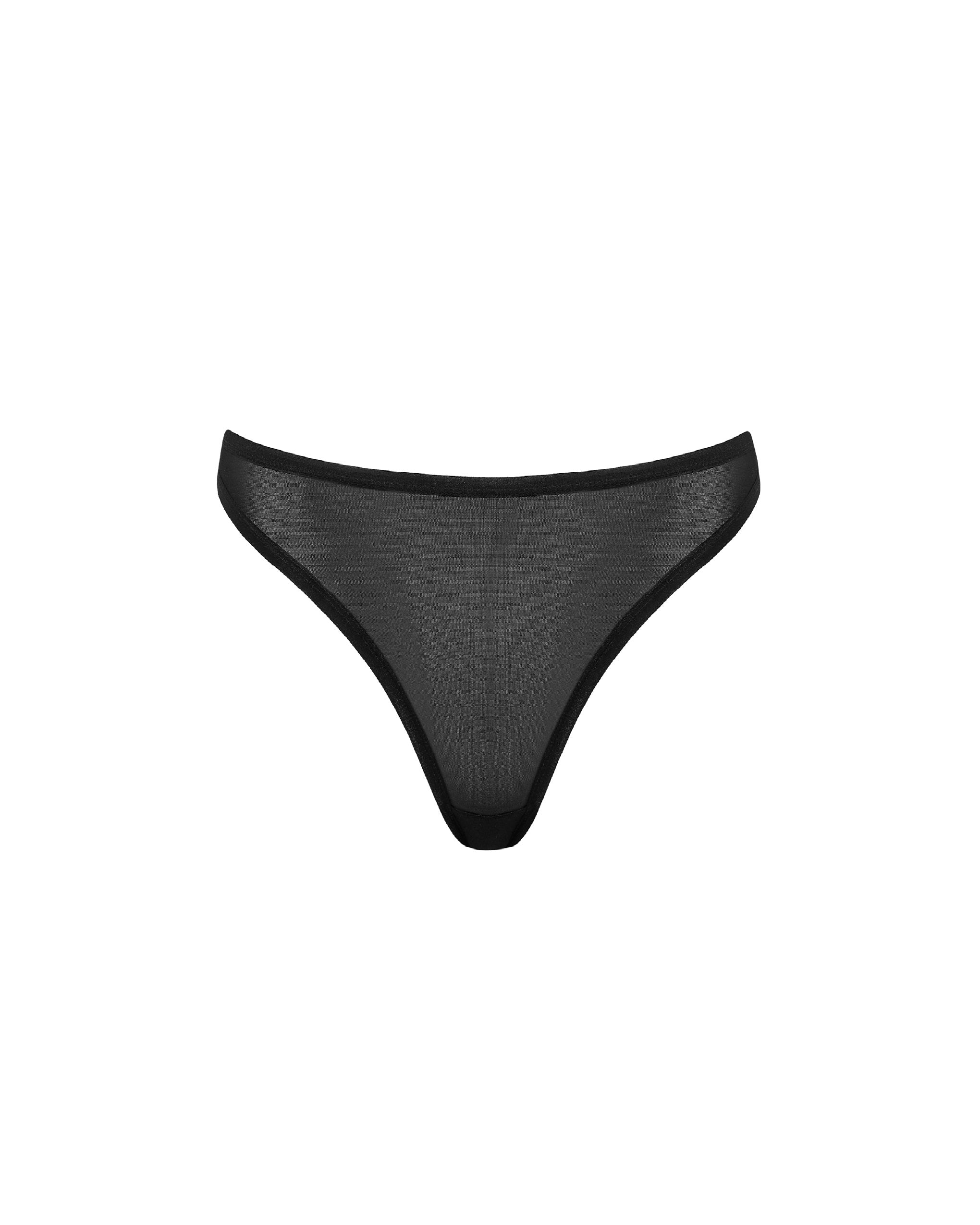 Thena High-Waist Thong Black - Image 5