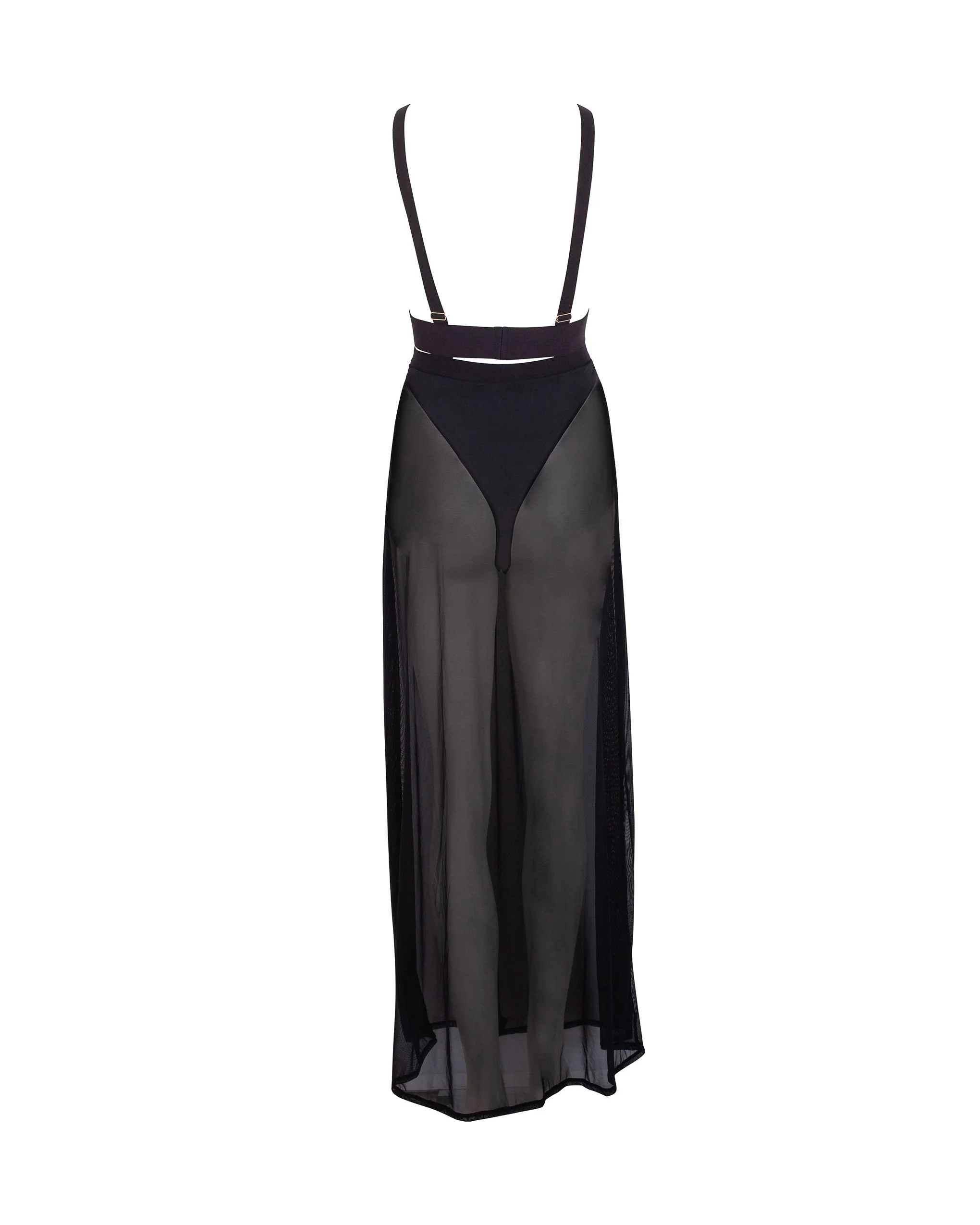 Topaz Long Chemise Black - Image 6