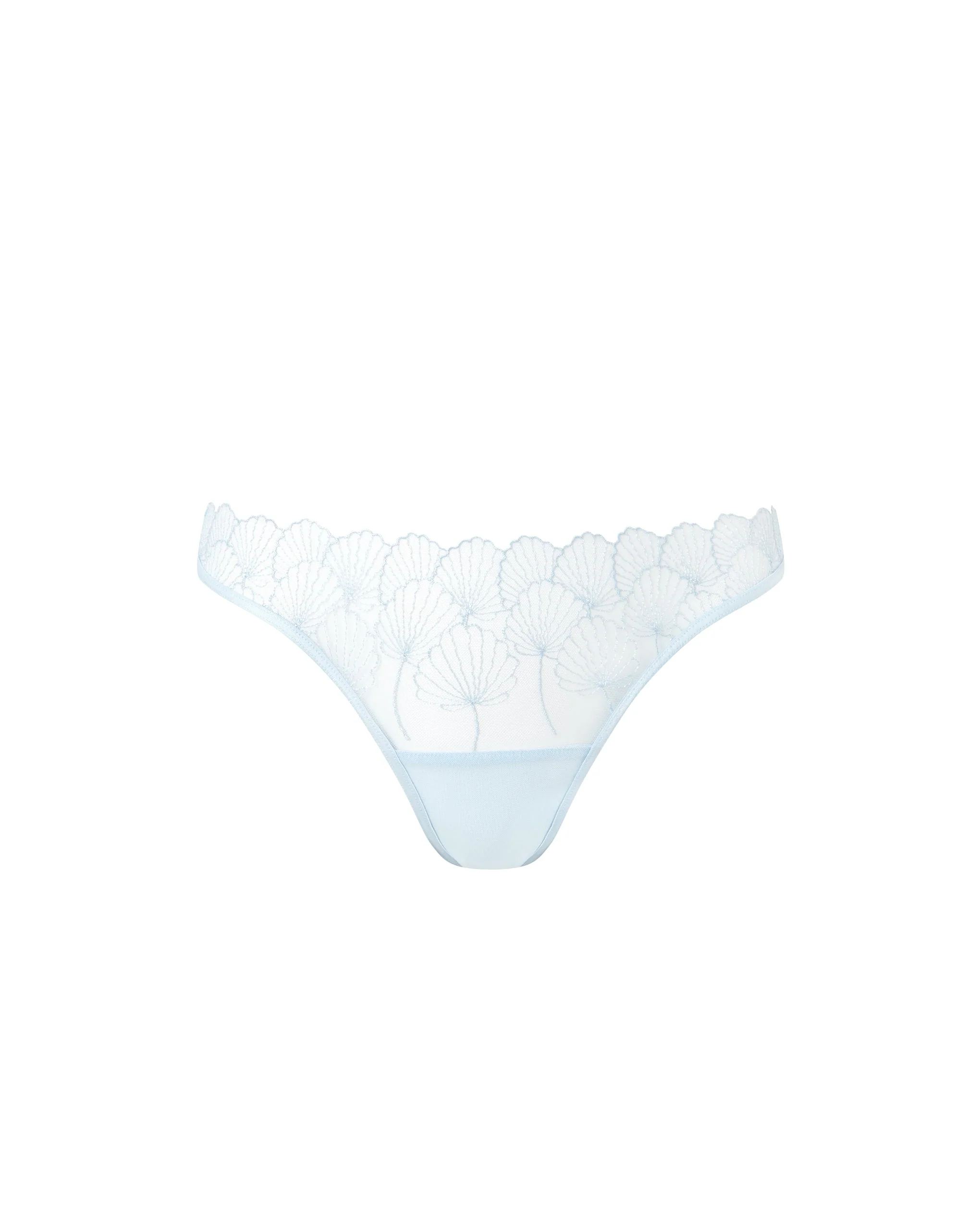 Vermont Embroidered Sheer Brief Ice Water Blue - Image 5
