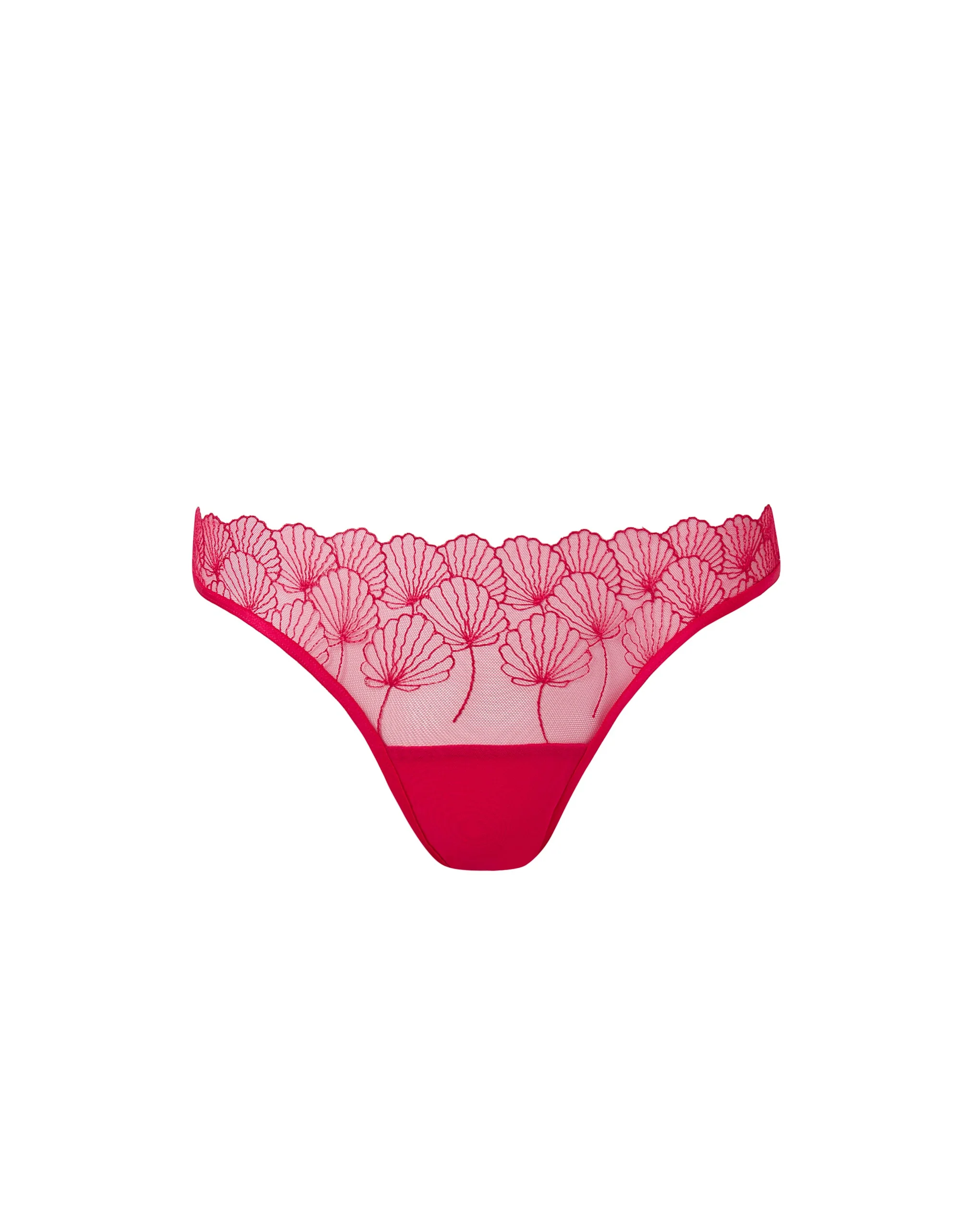 Vermont Embroidered Sheer Brief Pink - Image 5