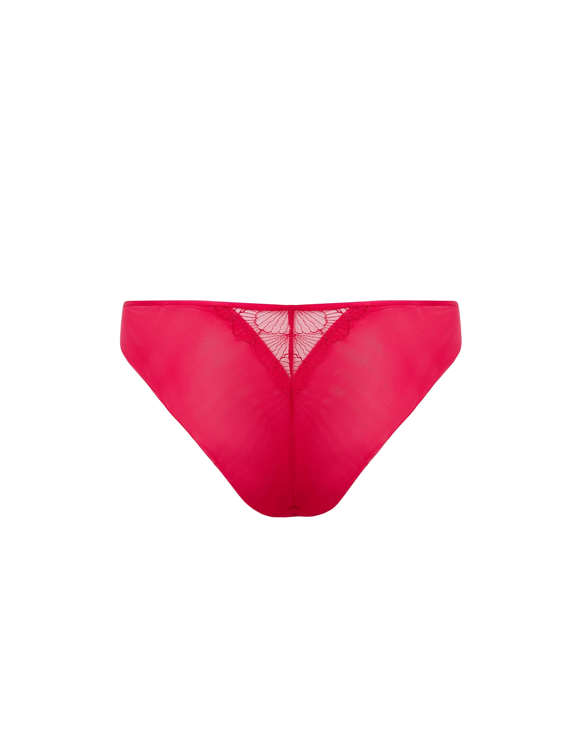 Vermont Embroidered Sheer Brief Pink - Image 6