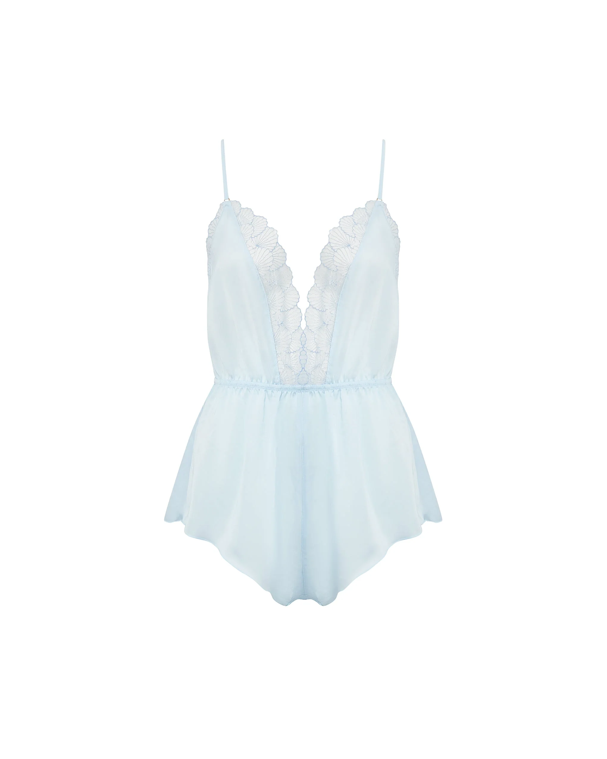 Vermont Luxury Satin Teddy Ice Water Blue - Image 5