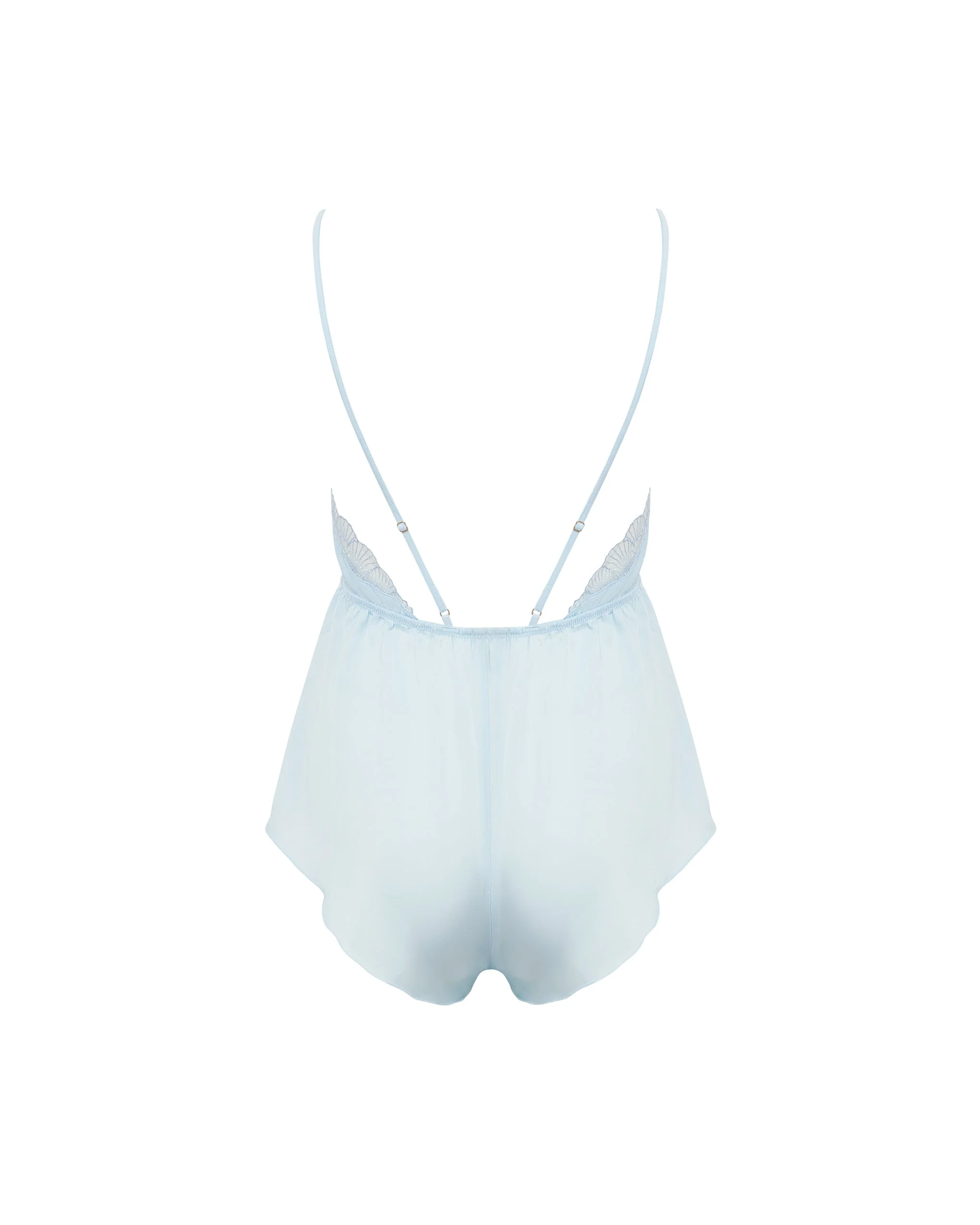 Vermont Luxury Satin Teddy Ice Water Blue - Image 6